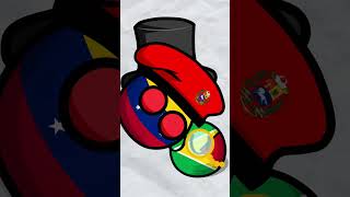 Hablemos de las Guayanas 🇬🇾🇸🇷🇬🇫 shorts countryballs humor viral guayana [upl. by Jonme]