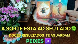 PEIXES ♓️ Algo muito melhor virá para o seu caminhoa sorte está ao seu lado ⭐️🍀🙏🏻 tarot [upl. by Eselahs]