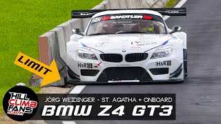 V8 BMW Z4 GT3  Jörg Weidinger  Hill Climb St Agatha 2023 ONBOARD [upl. by Kenn]