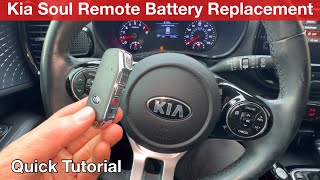 2020  2024 Kia Soul Remote Key Fob Battery Replacement  How to open Kia remote [upl. by Desta]