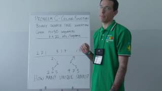 ICPC 2016 World Finals Problem Solution Problem C [upl. by Auqinahc]