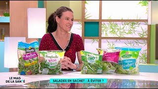 Les salades en sachet sontelles à éviter   Le Magazine de la santé [upl. by Aydne]