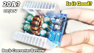 300W 20A Buck Converter Review  Is It Good [upl. by Ronny608]