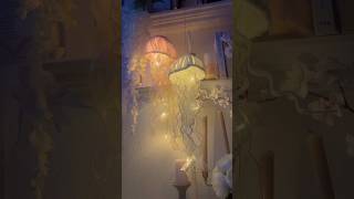 Diy Jelly Fish Light 🚨jellyfish light craft viralshort [upl. by Beker]