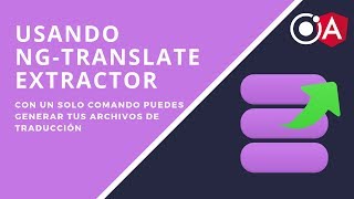 Usando ngxTranslate extractor en Angular [upl. by Myke959]