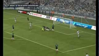 HD Besiktas Istanbul  Akhisar Belediyespor 31  23112012  fifa 13 forecast [upl. by Yenhpad]