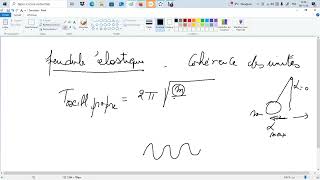 Fréquence propre dun pendule simple et dun pendule élastique [upl. by Orabel]