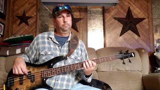 Amos Moses by Jerry Reed bass cover [upl. by Ylreveb]