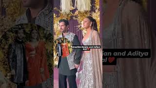 Anushka Ranjan and Aditya Seal at Manish Malhotra Diwali Partmanishmalhotra diwaliparty [upl. by Christen]