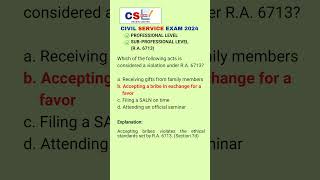 Civil Service Exam 2024 Reviewer  5 civilservicereviewer csexam2024 csepasser [upl. by Ahseyn]