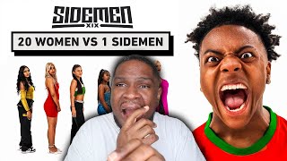 BEST ONE  20 WOMEN VS 1 SIDEMEN SPEED EDITION Reaction [upl. by Holmann697]