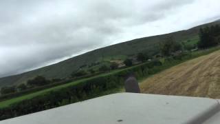 Massey Ferguson 5465 Carting Slurry Turbo Sound [upl. by Natassia]