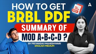 CAIIB NOV DEC EXAM 2024  BRBL PDF SUMMARY OF MOD A B  CD  BY PRIYANSHU MAHESHWARI [upl. by Matland]