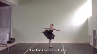 Swan Lake Odile variation Age 12 Russian ballerina [upl. by Reddy972]