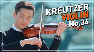 Kreutzer Violin Etude No 34 Moderato bochankang [upl. by Nwahsor]