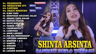 DANGDUT KOPLO TERBARU 2024  SHINTA ARSINTA FT ANEKA  NGANGGUR OBATI RINDUKU  FULL ALBUM TRENDING [upl. by Laekcim250]