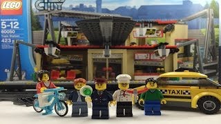 LEGO City Train Station 2014 Review 60050 [upl. by Cini813]