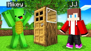 JJ and Mikey Found SECRET HOUSE inside TREE in Minecraft Maizen [upl. by Annenn]