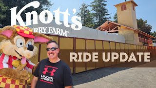 Knotts Berry Farm  Park and Ride Updates  July 2024  Montezooma [upl. by Yren]