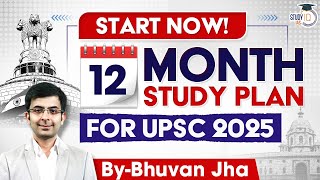 Complete 1 Year Strategy for UPSC Preparation 2025  StudyIQ IAS [upl. by Ardnnaed779]