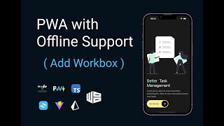 Building React PWA with Offline Support  adding service workers [upl. by Annaoj341]