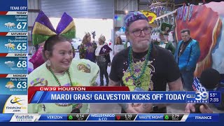 MARDI GRAS GALVESTON first two weekends of February  CW39 HOUSTON [upl. by Ardnala]