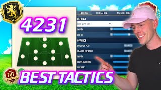 BEST 4231 CUSTOM TACTICS POST PATCH FIFA 23 ULTIMATE TEAM [upl. by Nytsirc]