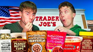 Two Brits go to Trader Joes for the first time [upl. by Aleris964]