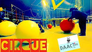 ENACR atelier cirque jeux acrobat ballon circus art acrobatics sports youtubers [upl. by Pattie]