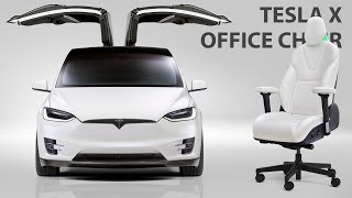 Tesla Model X office chair by Bosschairs Team [upl. by Agathy]