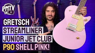 Gretsch G2215P90 Streamliner Junior Jet Club  This Pink Panther Has Claws [upl. by Libyc]