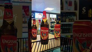 KINGFISHER STRONG BEER 🥂PRICE IN GOA CALANGUTE🏝️ytshort cheapestmarket viral trending ytviral [upl. by Emelita116]