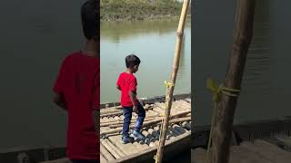 Chhotu cycle rakhkar Nadi Ka use Paar JCB chalane Chala Gaya youtube trending shorts video [upl. by Hunsinger]