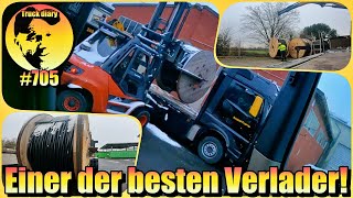 Einer der besten Verlader  Truck diary 705 [upl. by Llabmik]