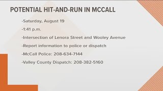 One man dead in McCall hitandrun police ask for help from public [upl. by Analrahc911]