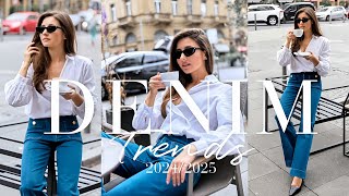 Herbst JEANS TRENDS 202425 Neue amp alte Denim Styles  fashiontrends [upl. by Anuahsat]