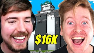 MrBeast 2 VS 16000 Minecraft House Reaction [upl. by Edlihtam816]