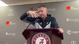 Alabama Head Coach Nate Oats Press Conference pre Illinois Game [upl. by Ailenroc317]