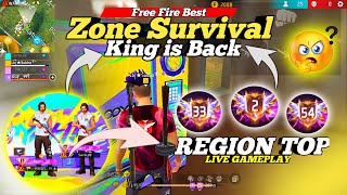 Zone Survival Free Fire Best Character  Best Zone Survival Track  Season 42 Rank Push Track [upl. by Sybille764]