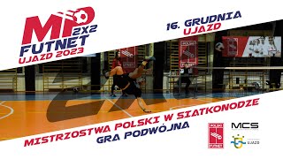 Mistrzostwa Polski w Siatkonodze 2x2  Ujazd 2023  siatkonoga futnet nohejbal [upl. by Winther]