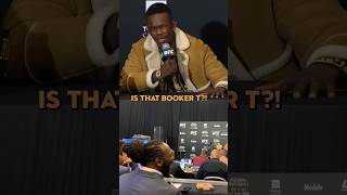 Israel Adesanya Stops MidInterview When He Recognizes Booker T 😂 [upl. by Duj]