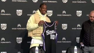 Full press conference DeMar DeRozan speaks after joining Sacramento Kings [upl. by Audwen]