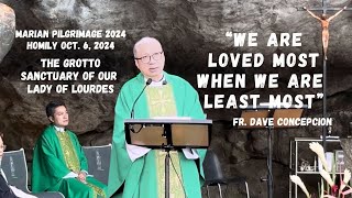 GOD LOVED MOST WHEN WE ARE LEAST MOST  Homily by Fr Dave Concepcion on Oct 6 2024 [upl. by Edla]