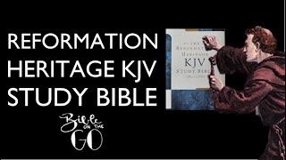 Bible Review Reformation Heritage KJV Study Bible [upl. by Bennet]