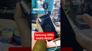 Samsung A05s ✔ HARD RESET  FACTORY RESET passwordunlock shorts youtubeshorts [upl. by Stilu454]