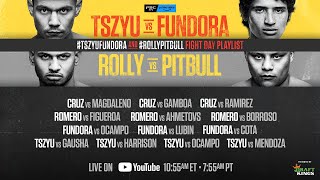 Fight Day Playlist Tszyu vs Fundora  Rolly vs Pitbull [upl. by Erine]