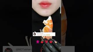 ARMR Eat on demand 23 🦑🍜🦞🦀🍢 asmr crab request funny shorts [upl. by Ferreby]