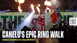 Canelos Epic Ring Walk Ahead Of Callum Smith Fight [upl. by Loram128]