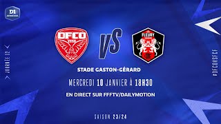 J12  Dijon FCO  FC Fleury 91 05 le résumé I D1 Arkema FFF 20232024 [upl. by Elaynad]