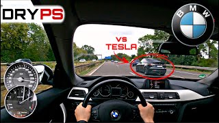 BMW 320d GT F34  TOP SPEED DRIVE ON GERMAN AUTOBAHN  POV [upl. by Iadam]